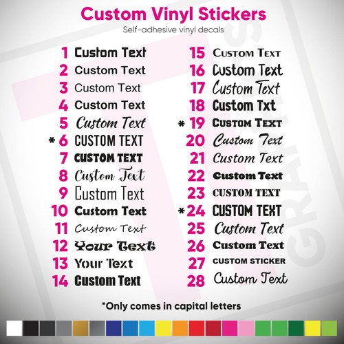 Personalised name vinyl - personalised,
