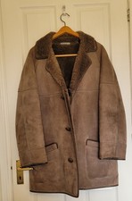 Vintage Nurseys Sheepskin Coat Size 40
