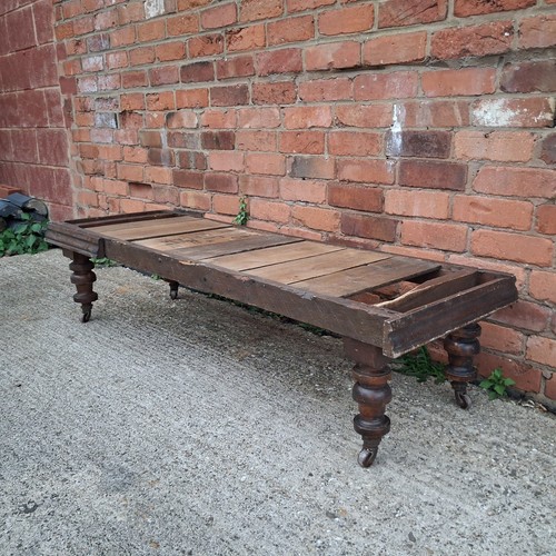 Rustic antique chaise lounge - rustic,