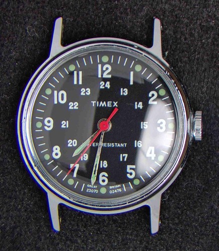Timex military black - gb,