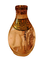 Vintage Cornish Mead Co. Liquer Advertsing Sample Bottle Empty England Collectib