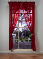 Plain Voile Curtain Panel and