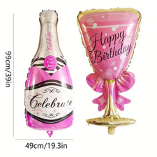 Large Champagne Wine Glass+