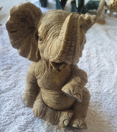 Elephant figurine ornament - elephant,