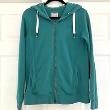 Fat Face Green Zip Hoodie