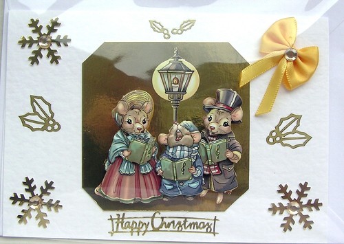 Carol singing hand crafted - singing,