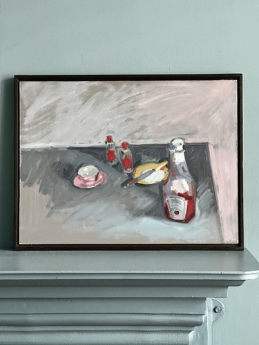 Oil painting still life - painting,