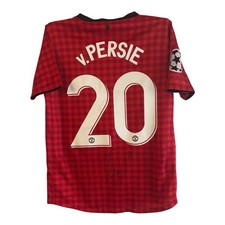 Robin van Persie signed ORIGINAL Shirt EXACT PROOF JERSEY MAN UNITED 12 13