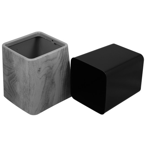 Reusable plastic trash bin - trash,