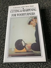 Cutting & Sharpenign  for Woodturners ( A lesson with Chris Stott) VHS 