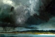 ORIGINAL SCOTTISH ART  - OIL PAINTING  -   CLOUDS GATHER OVER ASSYNT