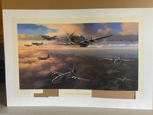 Usaf mustang aviation art - usaf,