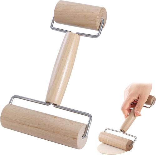 Double wheel rolling pin non - double,