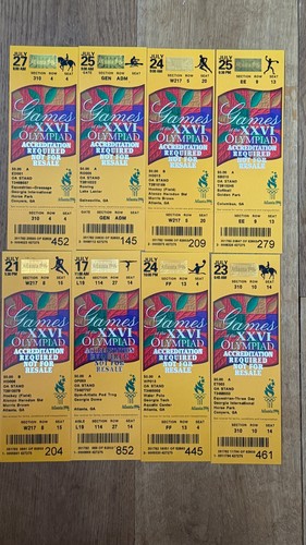 Ticket collection 1996 - ticket, x