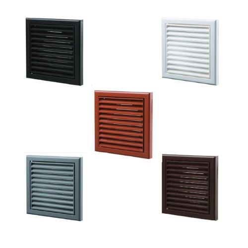 Fixed ventilation grille with - ventilation,
