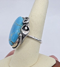 Large Oval Turquoise Ring