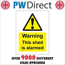 SIGN Warning This Shed Is
