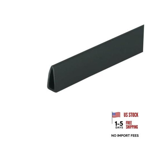 Black plastic channel fits - black,