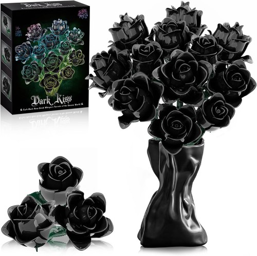 Black rose bouquet - rose,