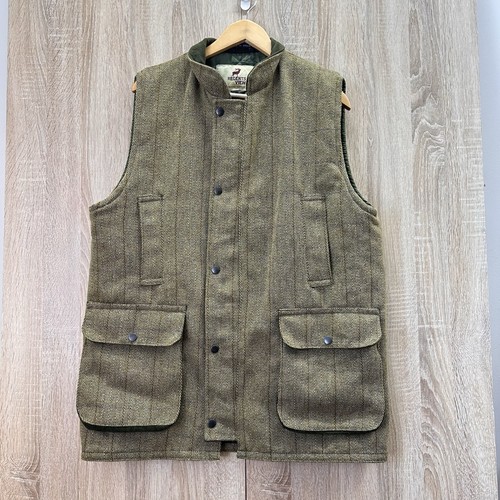 Regents view tweed gilet mens - regents,