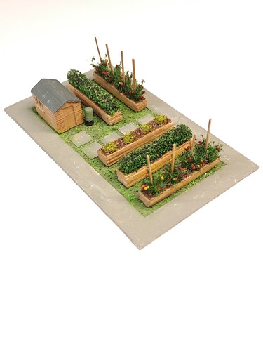 Gauge diorama garden - n,