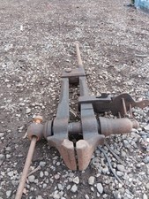  large Blacksmiths Leg Vice 5in JAWS 4ft long its big over 30kg 