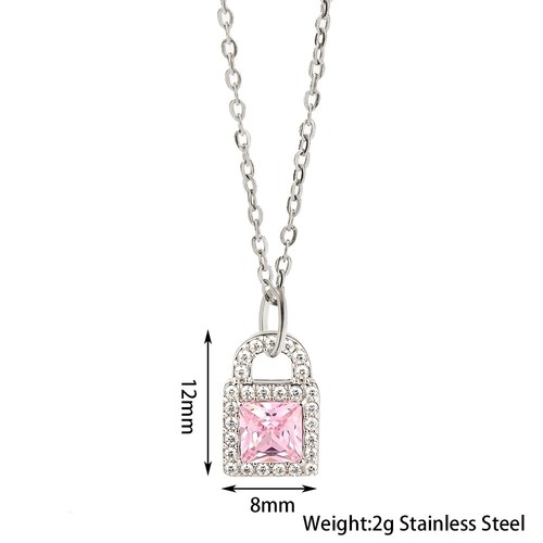 Silver tone stainless steel - silver,