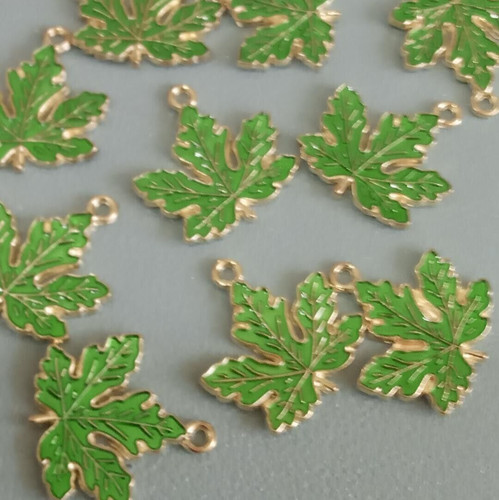 Maple leaf shaped - shaped, gold