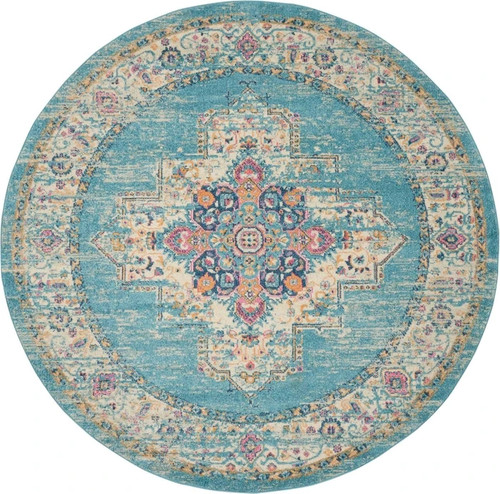 Nourison passion floral round - floral,