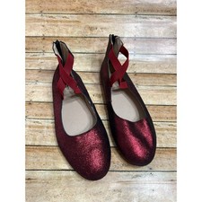 Monkey Feet Red Shimmer Ballet