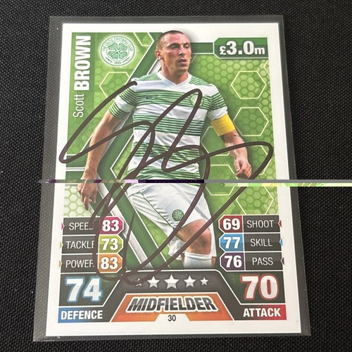 Signed scott brown celtic - scott,
