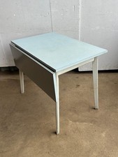 A 1960’s single leaf Formica kitchen table
