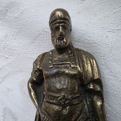 Vintage brass knight armour - brass,