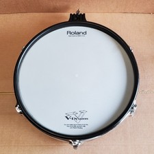🤖🥁 Roland V DRUMS PD-125 12" Mesh snare tom 2 zone pad CLEANED! E*D*S #2 🤖🥁