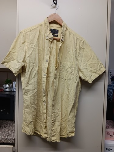 Mens lemon colour shirt short - colour,