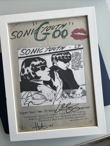 Signed and framed - framed, sonic