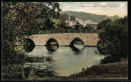 Postcard bradford avon - postcard, bradford-on-avon