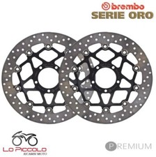 PAIR FRONT BRAKE DISCS BREMBO