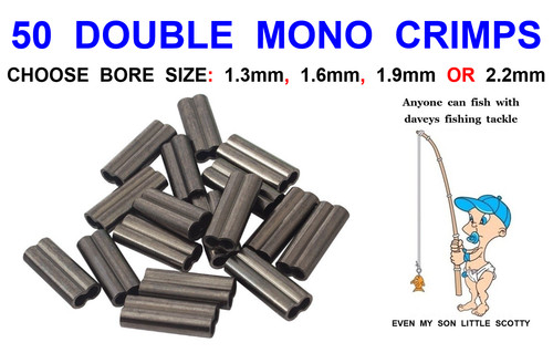 Double mono crimps - double,