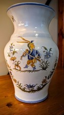 Moustiers Faience Vase French