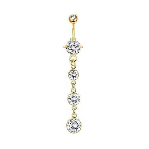Butterfly bar belly button - bar,