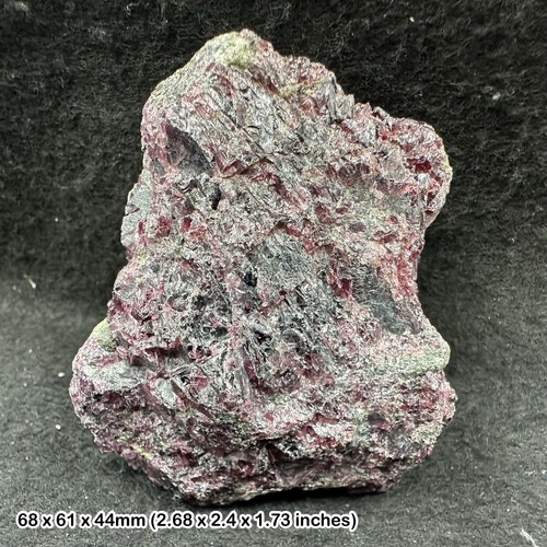Rough garnet matrix crystal - garnet, in