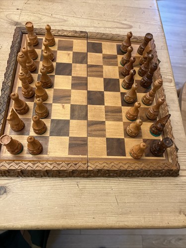 Vintage folding chess - vintage, set