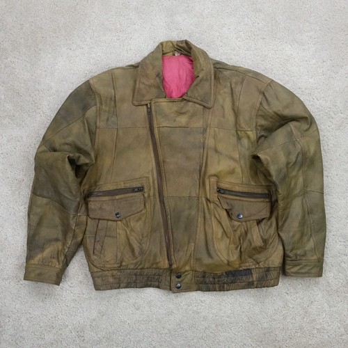 Vintage jacket mens xxl brown - mens,