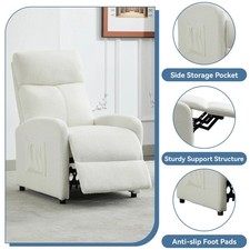 Push back recliner chair - push,