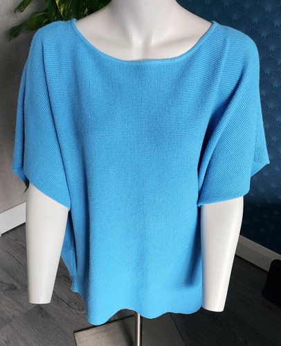 Cyrus blue batwing sleeve - cyrus,