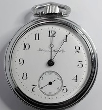 ??BASE METAL S/CASE HAMPDEN, GR:No.65, 18s, 11Js OPEN FACE POCKET WATCH,FWO⭐?