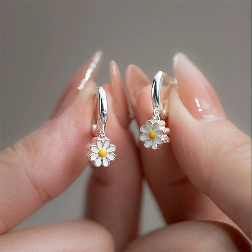 925 sterling silver daisy - silver,