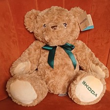 Skoda teddy bear soft toy plush cuddly stuffed animal Klement by Keel