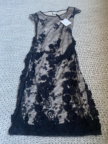 Reiss dress black - lace, 6